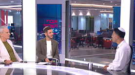אדיר סבג אצל אברי ושרקי, צילום: מסך, ערוץ 12